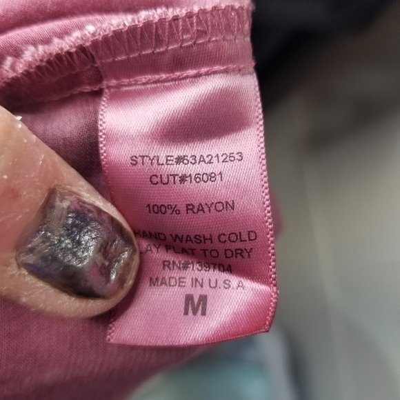 TINA + JO hand dyed sleeveless asymmetrical top usa - Picture 6 of 10